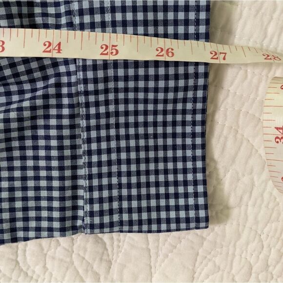 Nautica Checkered Collar Button Down Shirt Classic Fit Size XL - Picture 6 of 7
